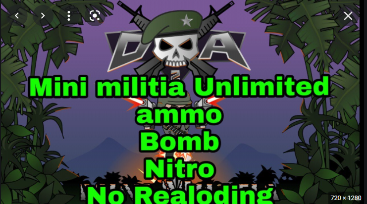 لعبة Mini Militia ميني ميليشيا مهكرة